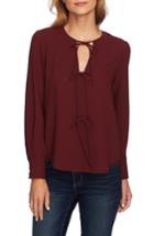 Women's 1.state Center Tie Blouse, Size - Red