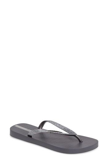 Women's Ipanema 'glitter' Flip Flop M - Green