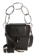 3.1 Phillip Lim Small Leigh Top Handle Leather Satchel - Black