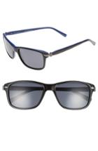 Men's Ted Baker London 55mm Polarized Sunglasses - Black/ Blue