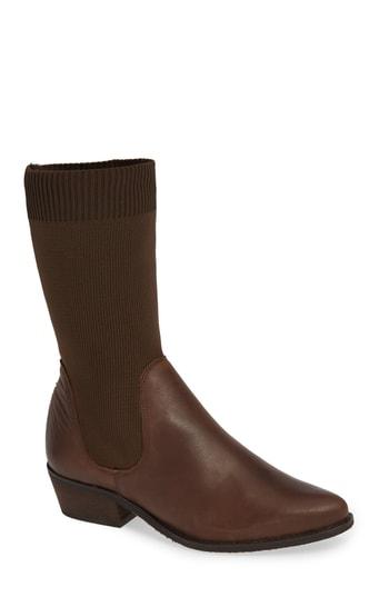 Women's Free People Merritt Western Sock Boot Us / 36eu - Brown