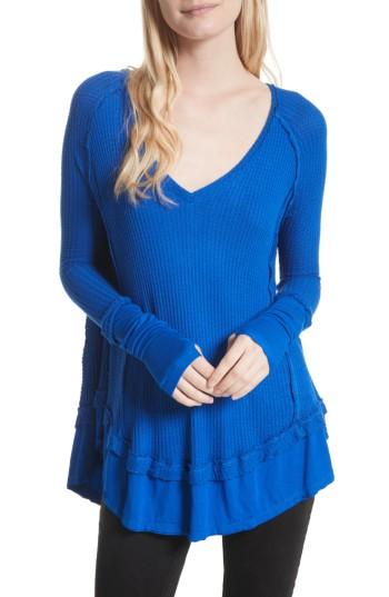 Women's Free People Laguna Thermal Top - Blue/green