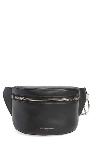 Alexander Wang Leather Fanny Pack - Black