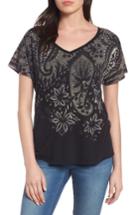 Women's Lucky Brand Big Paisley Top
