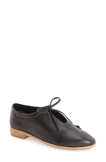 Women's Jeffrey Campbell 'prieto' Open Vamp Oxford M - Black