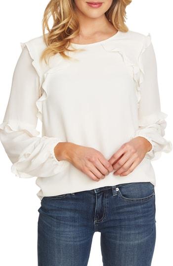 Women's Cece Tiered Ruffle Blouse