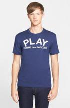 Men's Comme Des Garcons Play Graphic T-shirt - Blue