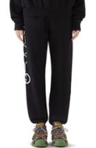Women's Gucci Logo Sweatpants, Size - Black