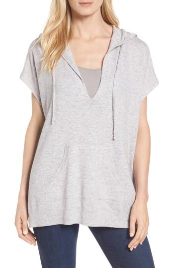 Women's Nordstrom Signature Cashmere Hoodie /x-large - Grey