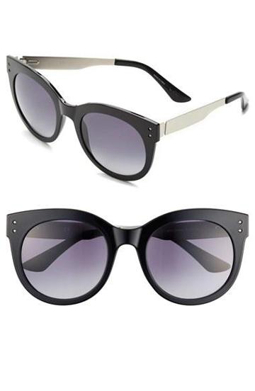 Women's Oxydo '1078' 53mm Sunglasses Black Palladium/ Grey Gradient