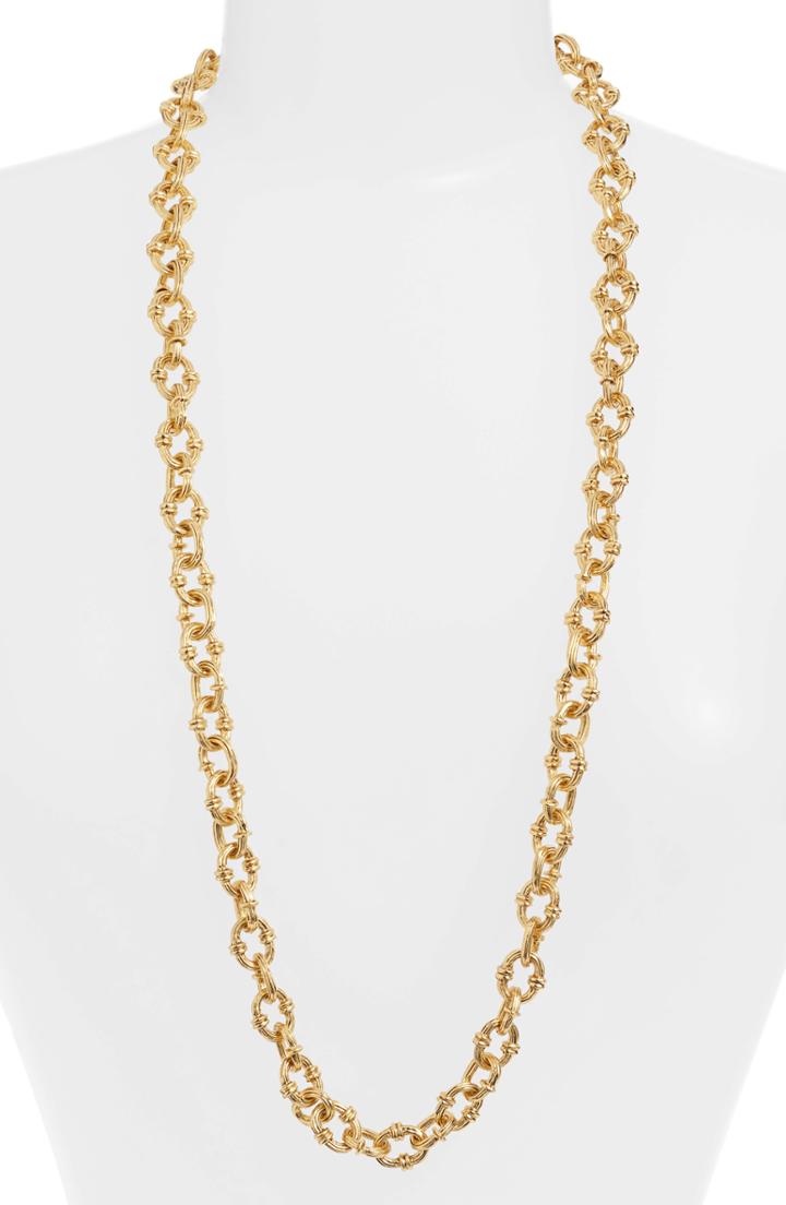 Women's Karine Sultan Textured Long Chain Necklace