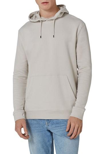 Men's Topman Classic Hoodie, Size - Beige