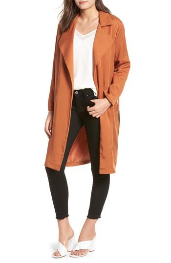 Women's Lira Clothing Carmen Belted Trench Coat - Brown
