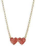 Women's Kate Spade New York Yours Truly Pave Heart Pendant Necklace