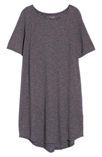 Women's Eileen Fisher Hemp & Organic Cotton Jersey Dress, Size - Purple