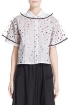 Women's Julien David Tulle Top - Pink