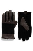 Men's Timberland Suede Gloves - Brown