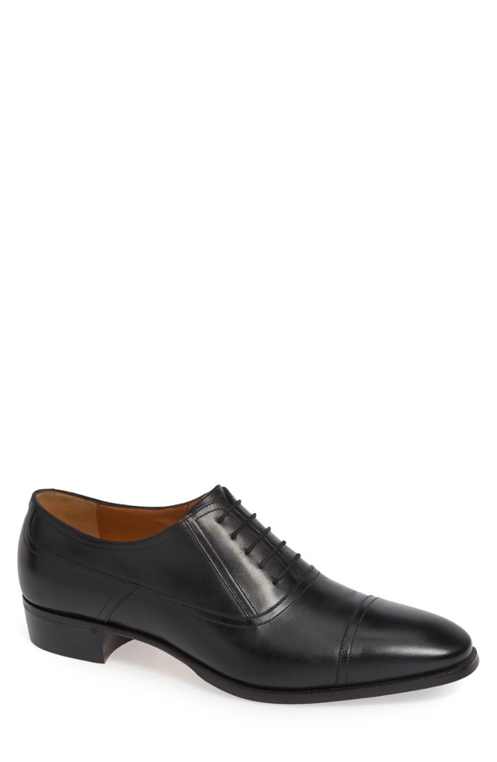 Men's Gucci Plata Cap Toe Oxford .5us / 7.5uk - Black