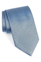 Men's Ermenegildo Zegna Microcheck Silk X-long Tie