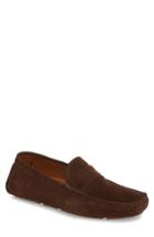 Men's Aquatalia Brandon Weatherproof Driving Loafer .5 M - Brown