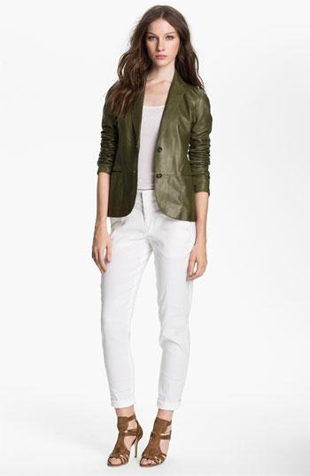 Vince Leather Blazer 4