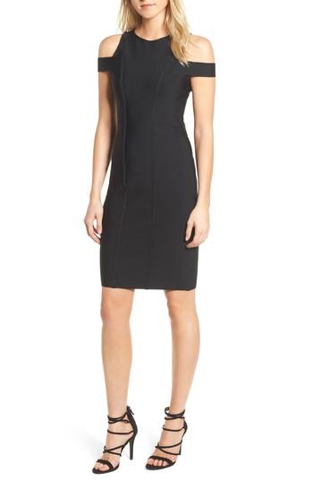 Women's Sentimental Ny Cold Shoulder Body-con Dress - Black