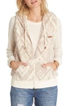 Women's Billabong Side By Side Fleece Hooded Vest