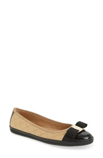 Women's Salvatore Ferragamo 'rufina' Skimmer Flat (women)
