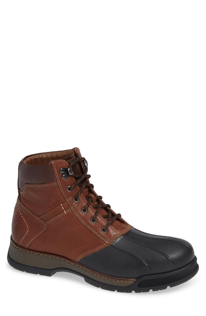 Men's Johnston & Murphy Thompson Waterproof Duck Boot M - Brown
