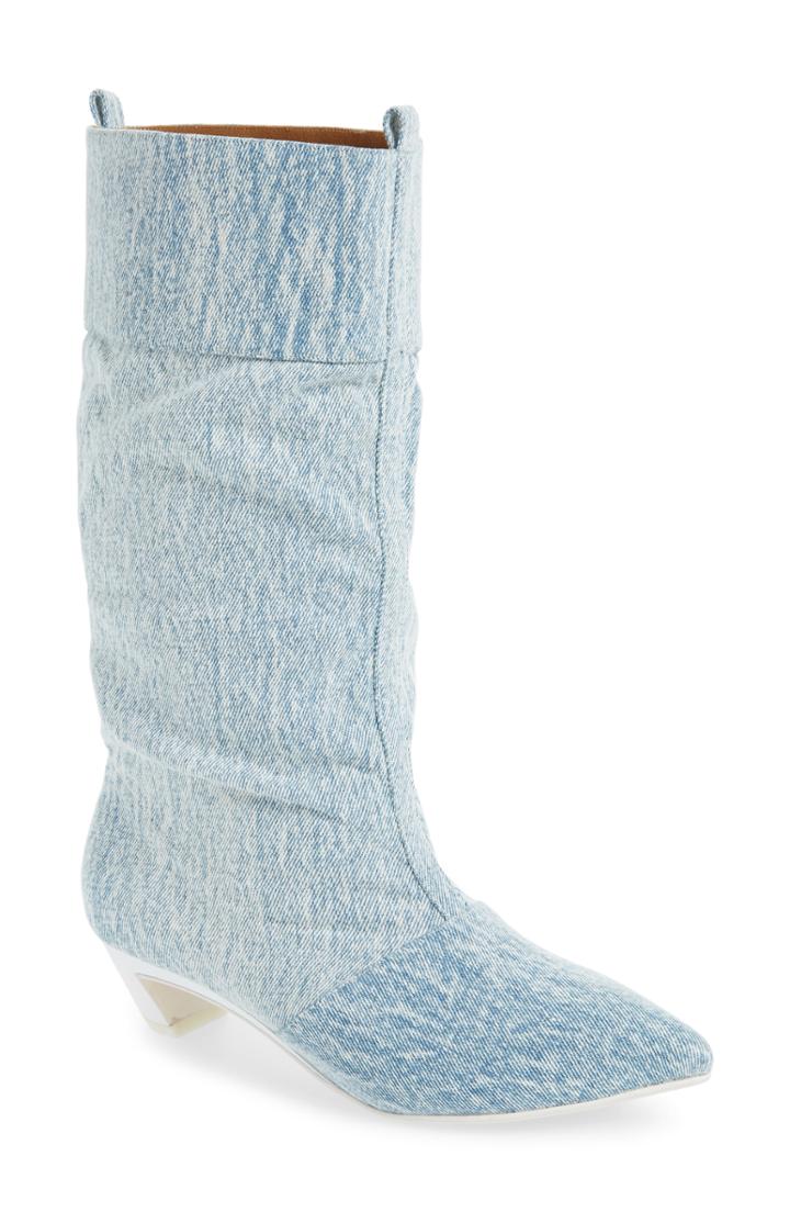 Women's Jeffrey Campbell Hiroshi Boot .5 M - Blue