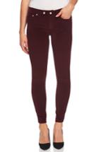 Women's Cece Skinny Corduroy Pants - Red