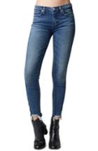 Women's Blanknyc The Reade Stagger Hem Skinny Jeans - Blue