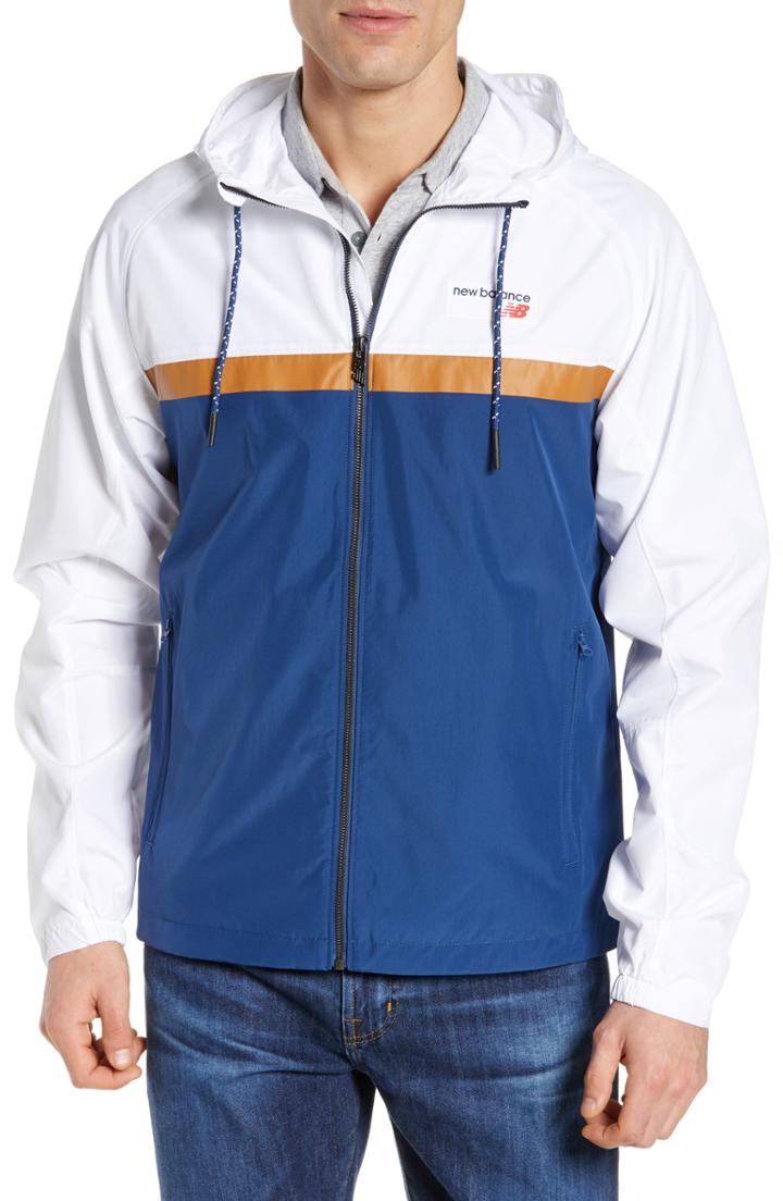 Men's New Balance Athletics 78 Jacket, Size - White