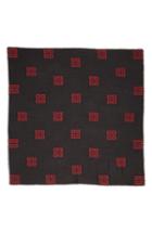Women's Givenchy 4g Check Silk, Wool & Cotton Scarf