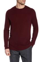 Men's Nordstrom Signature Cashmere Crewneck Sweater - Burgundy