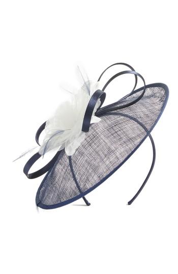 Women's Nordstrom Bow Veil Fascinator Headband - Blue