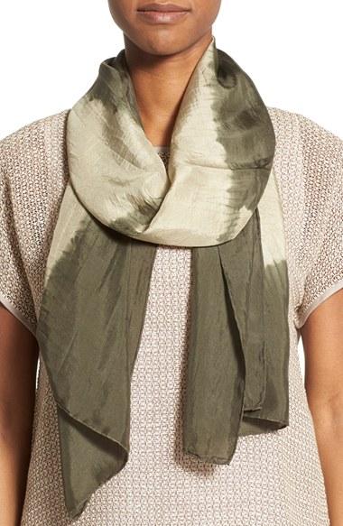 Women's Eileen Fisher Shibori Silk Scarf
