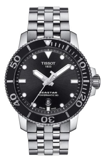 Men's Tissot T-sport Seastar Automatic Bracelet Watch, 43mm