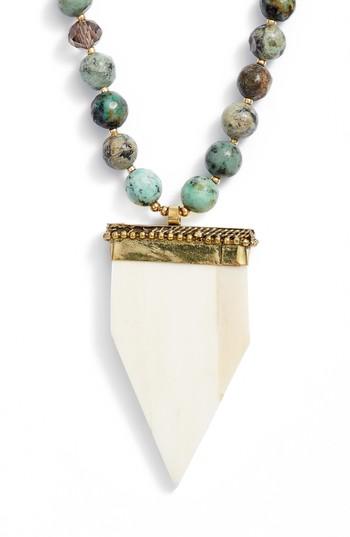 Women's Love's Affect Phoenix Semiprecious Stone Statement Necklace
