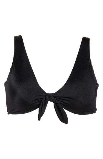 Women's Leith Nikki Bikini Top, Size - Black