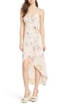 Women's J.o.a. Faux Wrap Midi Dress - Pink