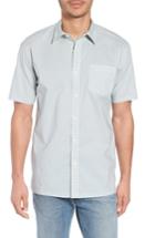 Men's Pendleton Regular Fit Print Short Sleeve Sport Shirt, Size - Blue