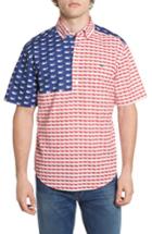 Men's Vineyard Vines Usa Slim Fit Whale Shirt - White