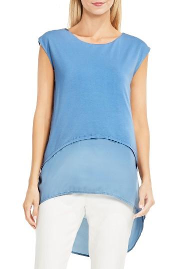 Women's Vince Camuto High/low Top - Blue
