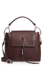 3.1 Phillip Lim Leigh Top Handle Leather Satchel - Red