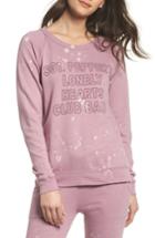 Women's Junk Food Lonely Hearts Club Sweatshirt - Pink