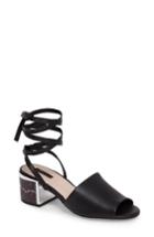 Women's Topshop Neeve Lace-up Sandal .5us / 36eu - Black