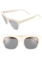 Women's Kendall + Kylie Cassie 54mm Sunglasses - Neutral/ Clear/ Shiny Gold