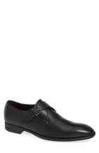 Men's Ermenegildo Zegna Single Strap Monk Shoe Us / 6uk - Black