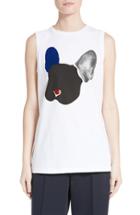 Women's Etre Cecile Colorblock Dog Graphic Tank